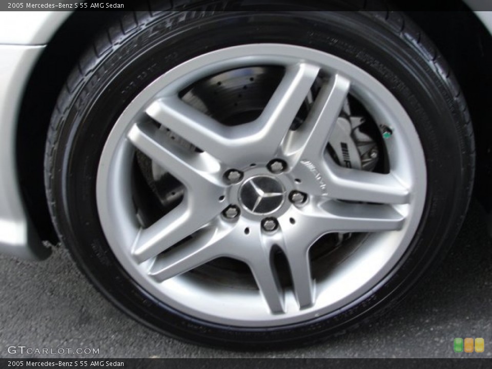 2005 Mercedes-Benz S 55 AMG Sedan Wheel and Tire Photo #63584957