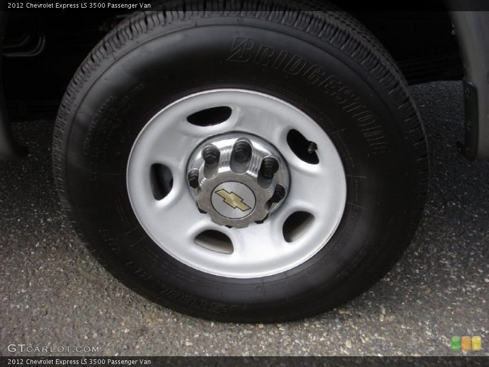 2012 Chevrolet Express LS 3500 Passenger Van Wheel and Tire Photo #63599766