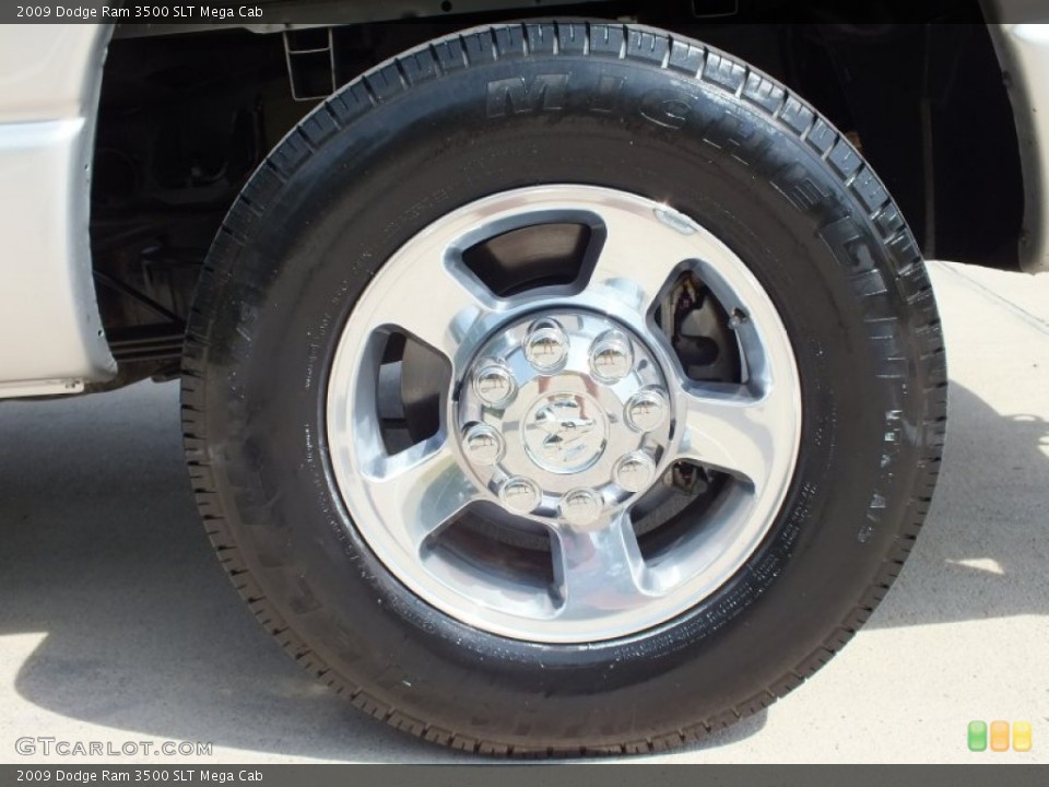 2009 Dodge Ram 3500 SLT Mega Cab Wheel and Tire Photo #63599968