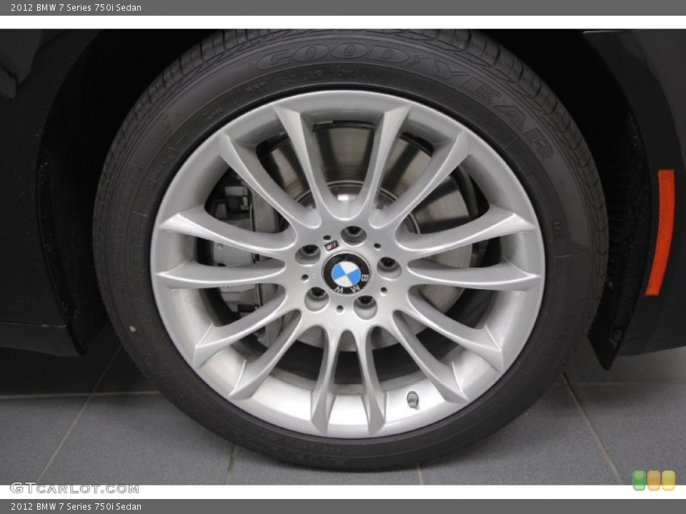 2012 BMW 7 Series 750i Sedan Wheel and Tire Photo #63612637