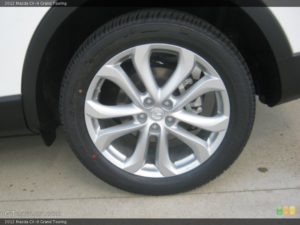 2012 Mazda CX-9 Grand Touring Wheel and Tire Photo #63615608