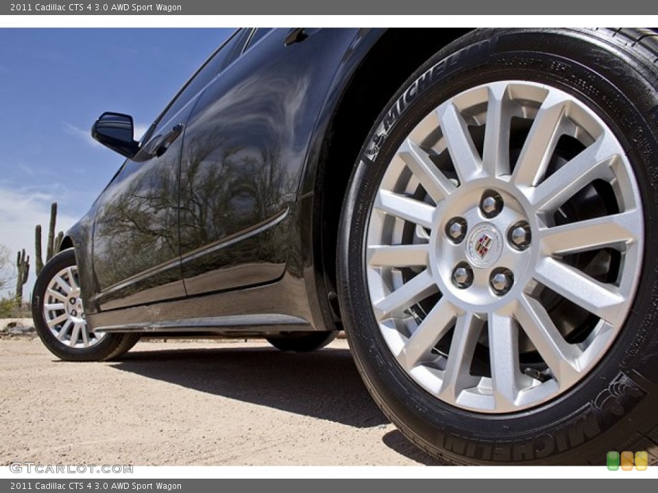 2011 Cadillac CTS 4 3.0 AWD Sport Wagon Wheel and Tire Photo #63620662