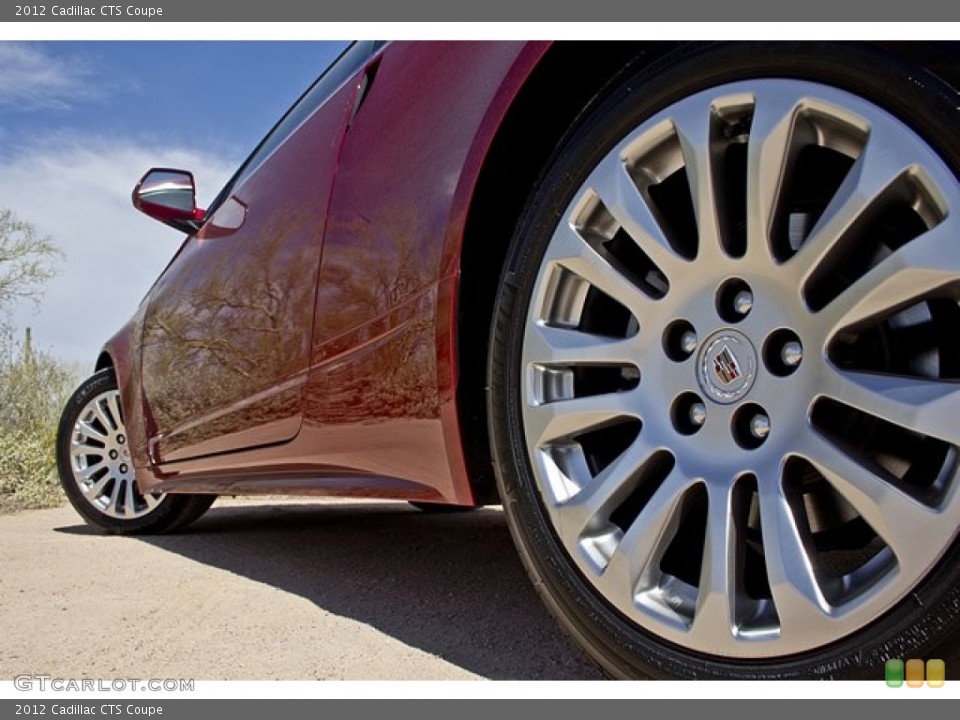 2012 Cadillac CTS Coupe Wheel and Tire Photo #63621451