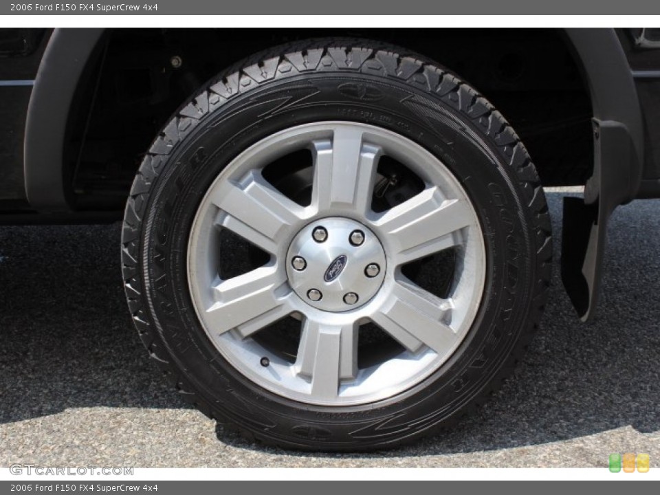 2006 Ford F150 FX4 SuperCrew 4x4 Wheel and Tire Photo #63623674