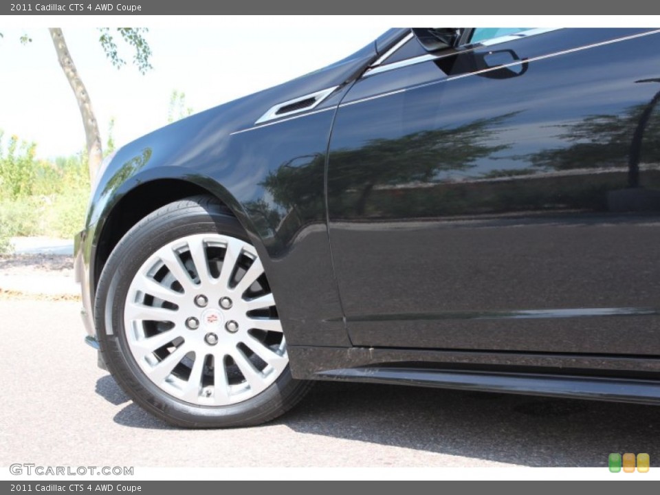 2011 Cadillac CTS 4 AWD Coupe Wheel and Tire Photo #63628543