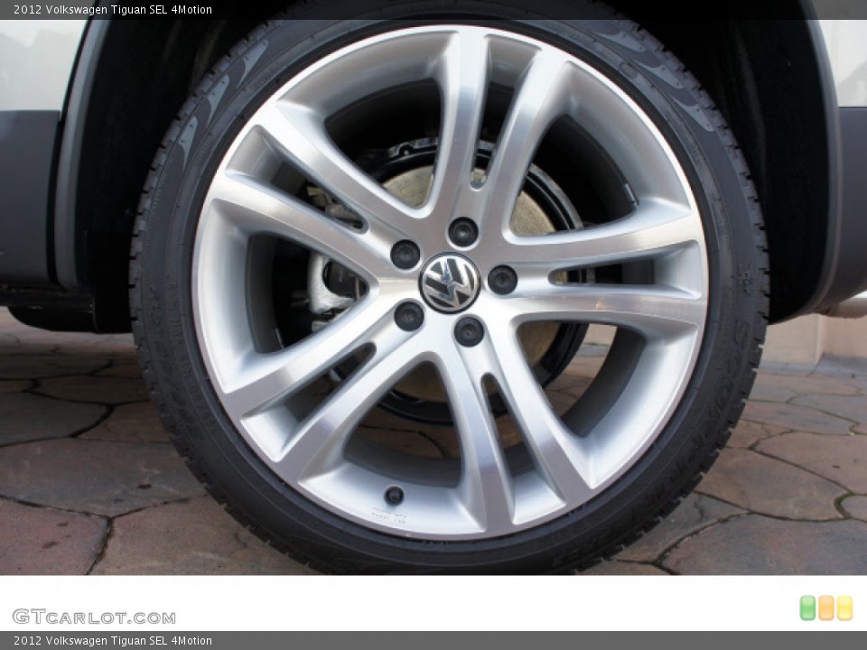 2012 Volkswagen Tiguan SEL 4Motion Wheel and Tire Photo #63628569