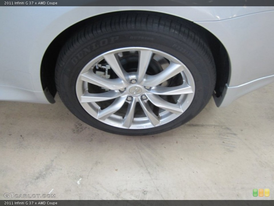 2011 Infiniti G 37 x AWD Coupe Wheel and Tire Photo #63637480