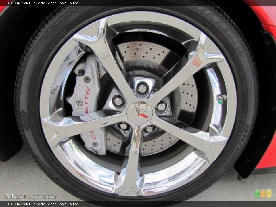 2010 Chevrolet Corvette Grand Sport Coupe Wheel and Tire Photo #63655069