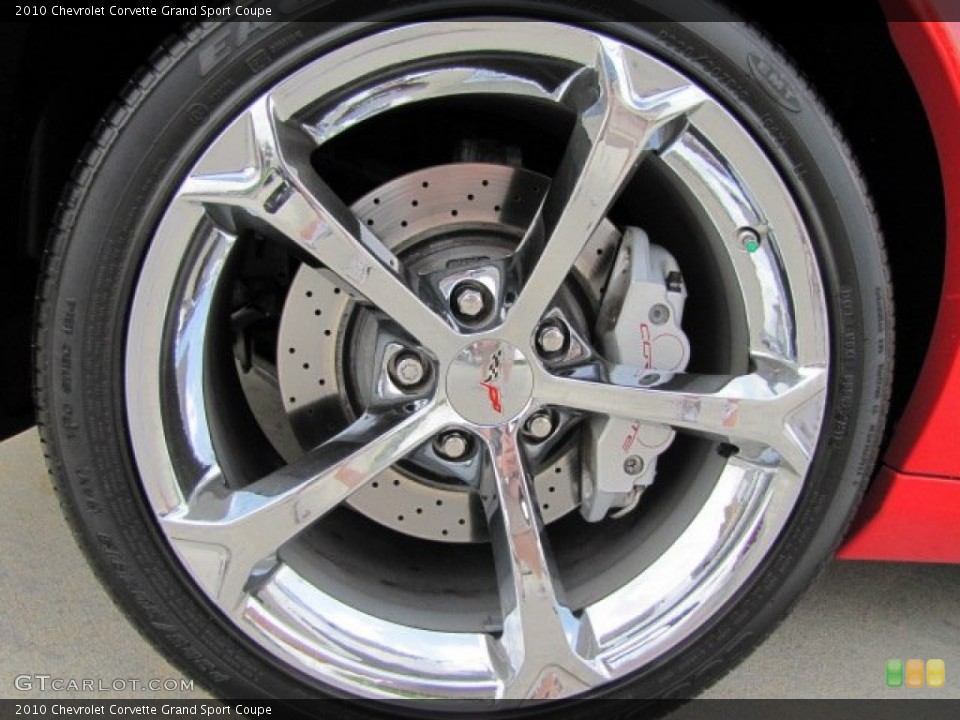 2010 Chevrolet Corvette Grand Sport Coupe Wheel and Tire Photo #63655078