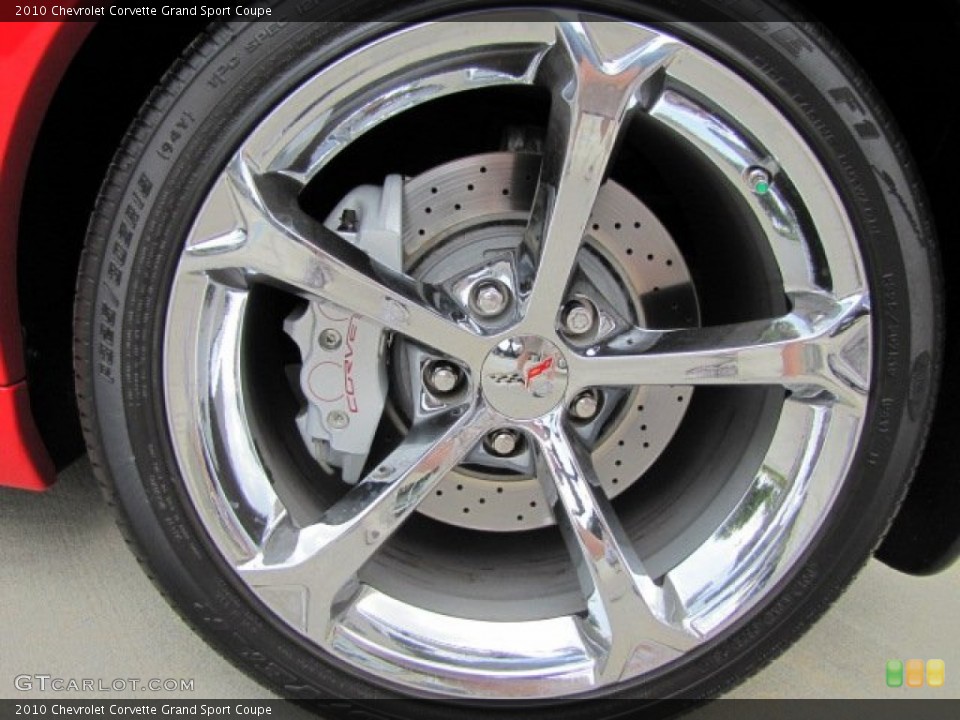 2010 Chevrolet Corvette Grand Sport Coupe Wheel and Tire Photo #63655087