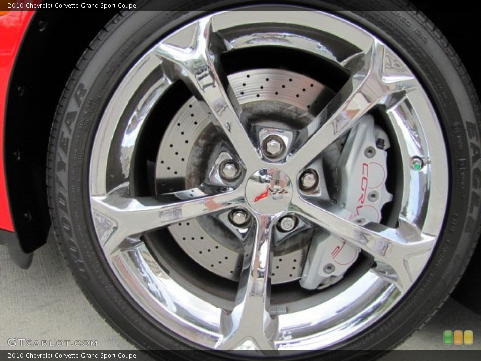 2010 Chevrolet Corvette Grand Sport Coupe Wheel and Tire Photo #63655096