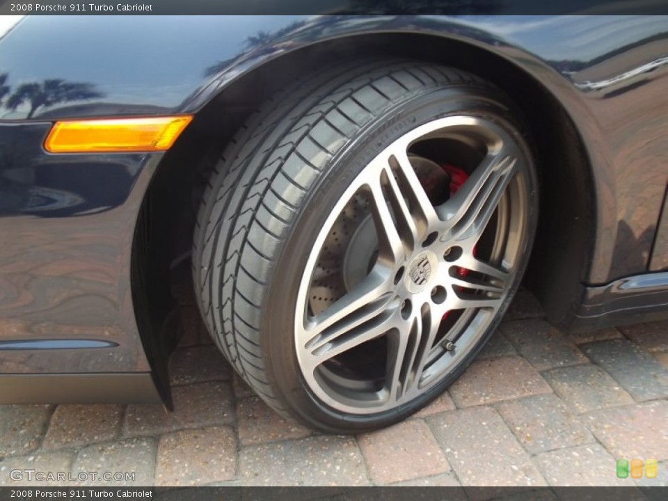 2008 Porsche 911 Turbo Cabriolet Wheel and Tire Photo #63678281