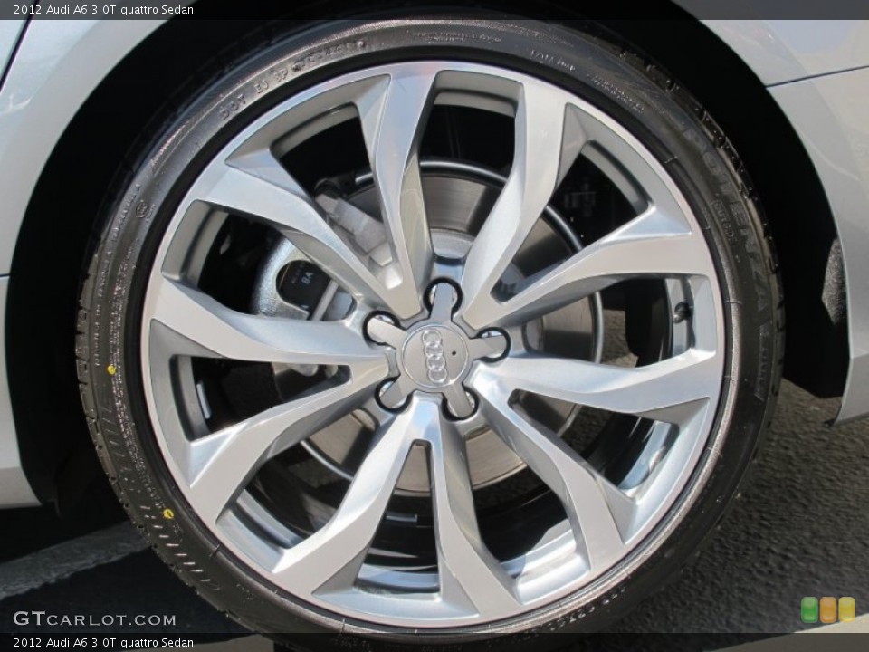 2012 Audi A6 3.0T quattro Sedan Wheel and Tire Photo #63678546