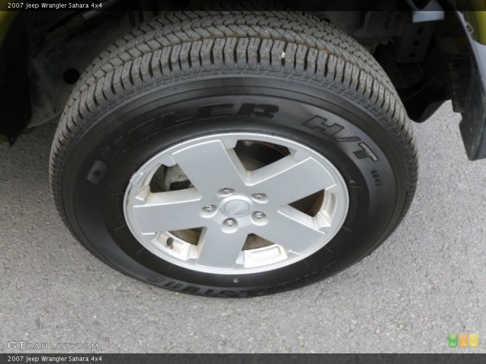 2007 Jeep Wrangler Sahara 4x4 Wheel and Tire Photo #63679806