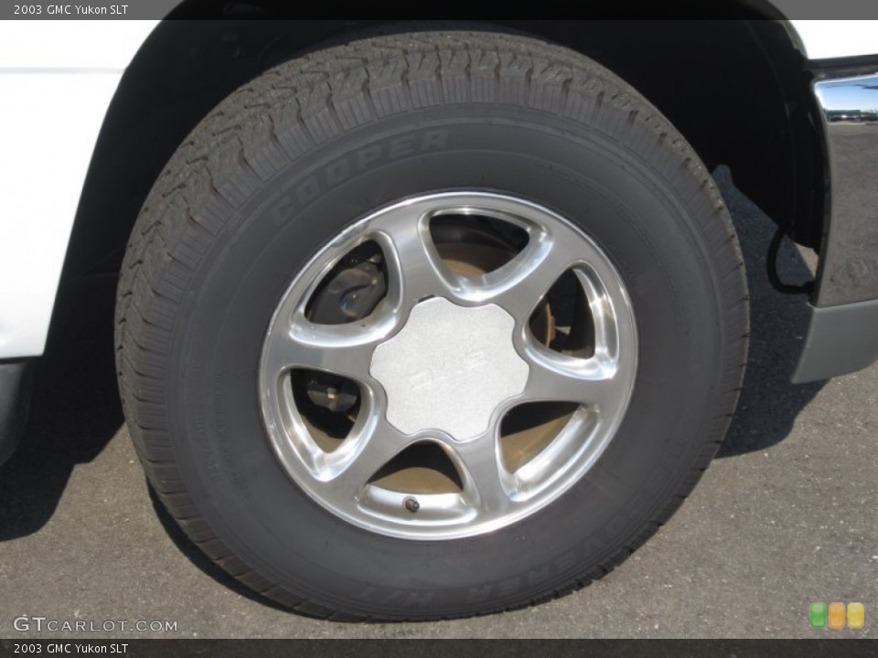 2003 GMC Yukon SLT Wheel and Tire Photo #63680292