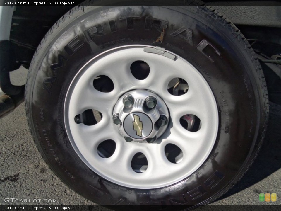 2012 Chevrolet Express 1500 Cargo Van Wheel and Tire Photo #63680382