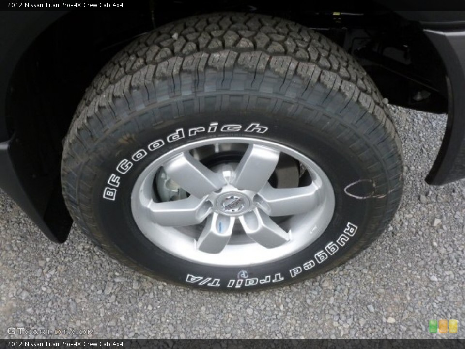 2012 Nissan Titan Pro-4X Crew Cab 4x4 Wheel and Tire Photo #63681147