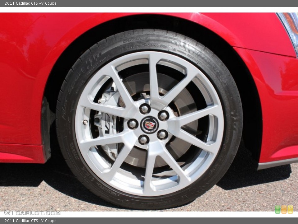 2011 Cadillac CTS -V Coupe Wheel and Tire Photo #63684768