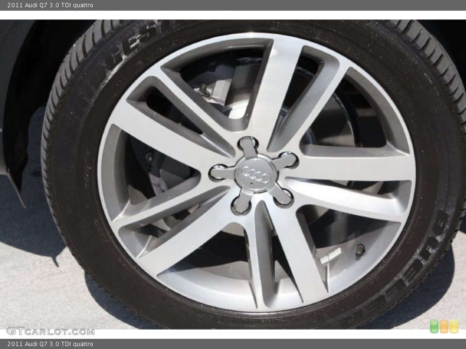 2011 Audi Q7 3.0 TDI quattro Wheel and Tire Photo #63686748