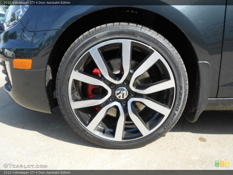 2012 Volkswagen GTI 4 Door Autobahn Edition Wheel and Tire Photo #63695607