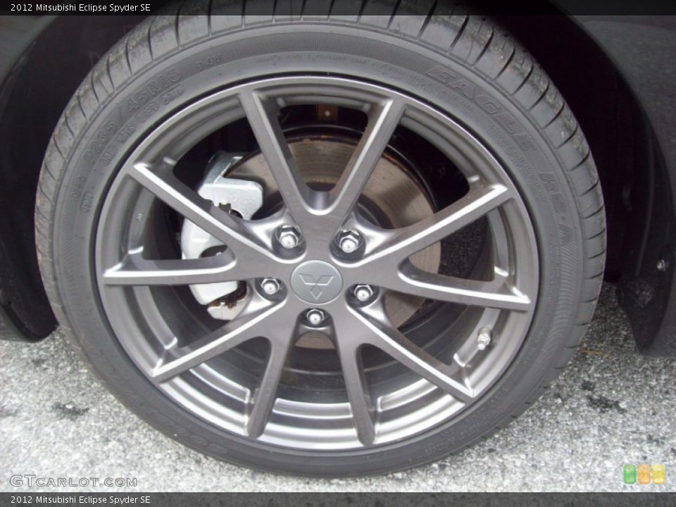 2012 Mitsubishi Eclipse Spyder SE Wheel and Tire Photo #63696344