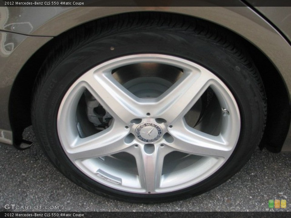 2012 Mercedes-Benz CLS 550 4Matic Coupe Wheel and Tire Photo #63708815