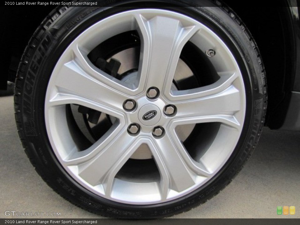 2010 Land Rover Range Rover Sport Supercharged Wheel and Tire Photo #63714205