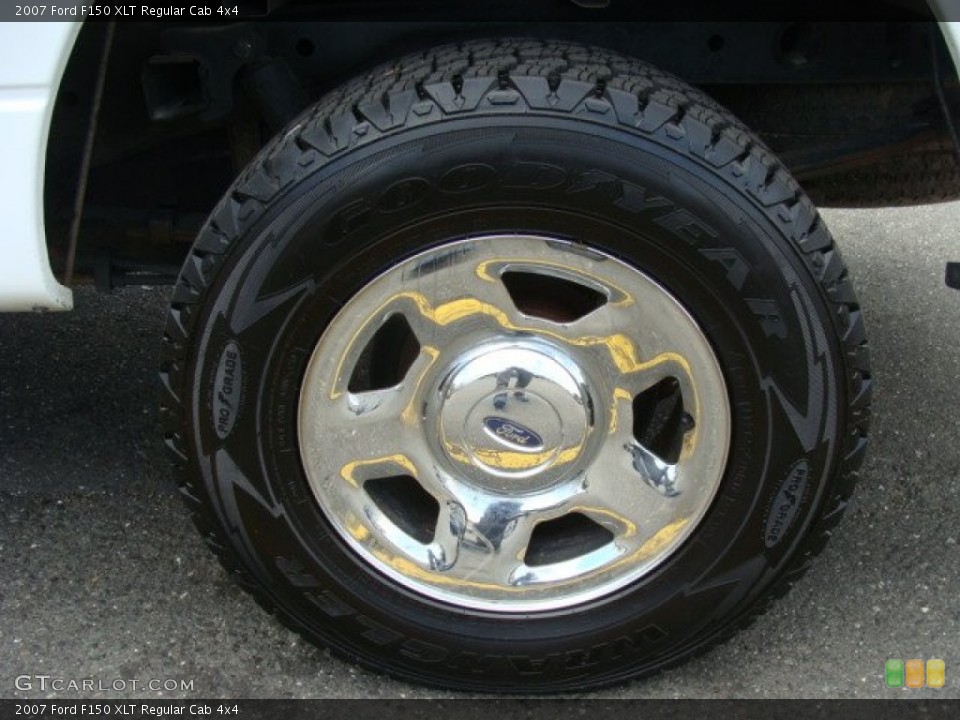 2007 Ford F150 XLT Regular Cab 4x4 Wheel and Tire Photo #63725853