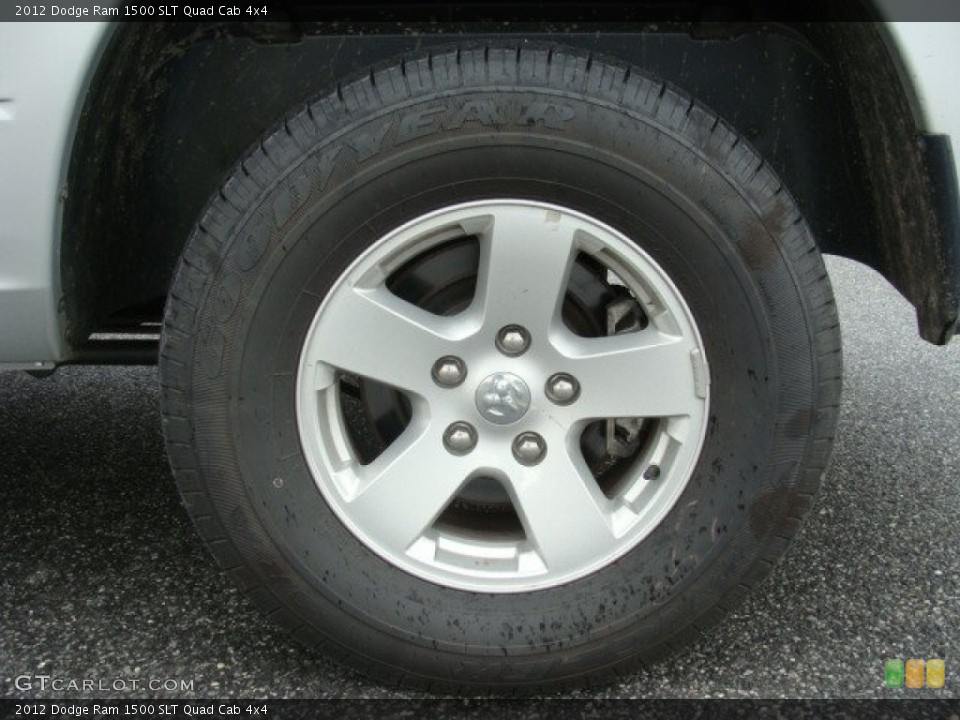 2012 Dodge Ram 1500 SLT Quad Cab 4x4 Wheel and Tire Photo #63731047