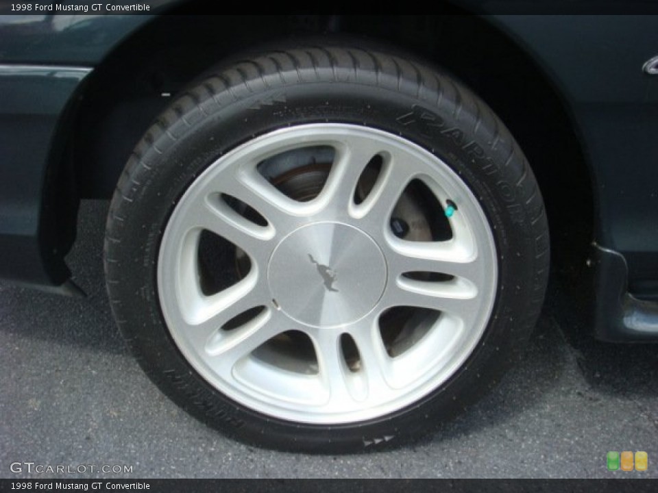 1998 Ford Mustang GT Convertible Wheel and Tire Photo #63732024