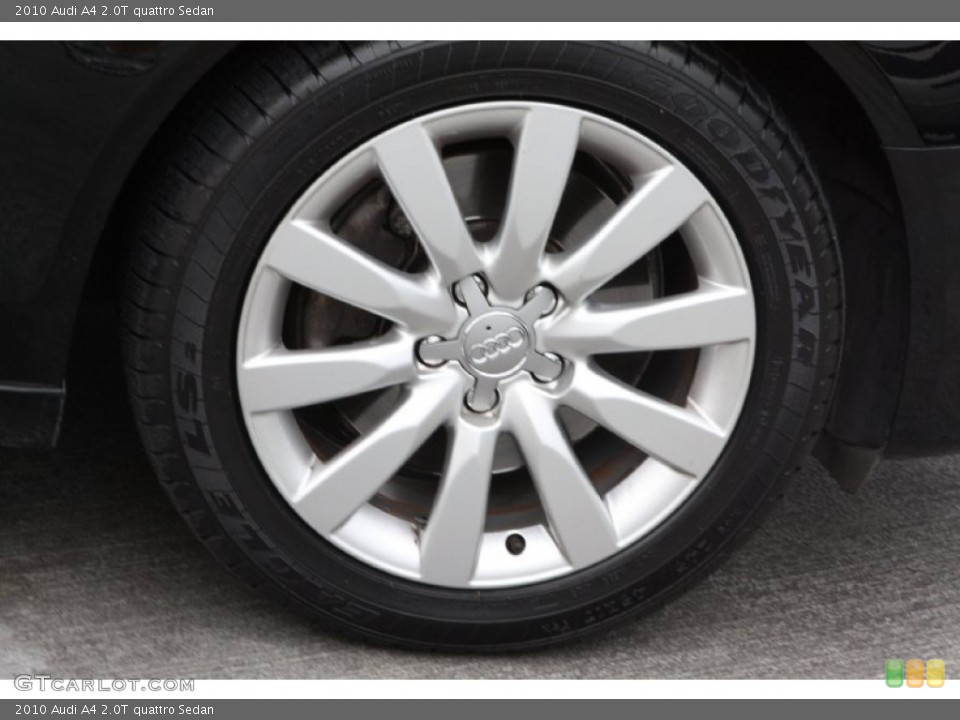 2010 Audi A4 2.0T quattro Sedan Wheel and Tire Photo #63740172