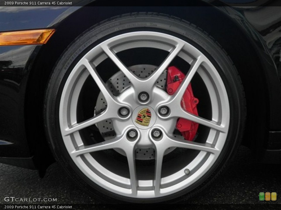 2009 Porsche 911 Carrera 4S Cabriolet Wheel and Tire Photo #63750637