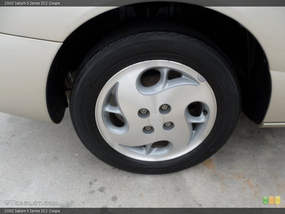 2002 Saturn S Series SC2 Coupe Wheel and Tire Photo #63763522