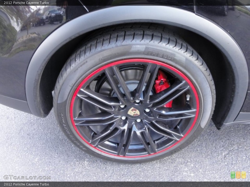 2012 Porsche Cayenne Turbo Wheel and Tire Photo #63766845