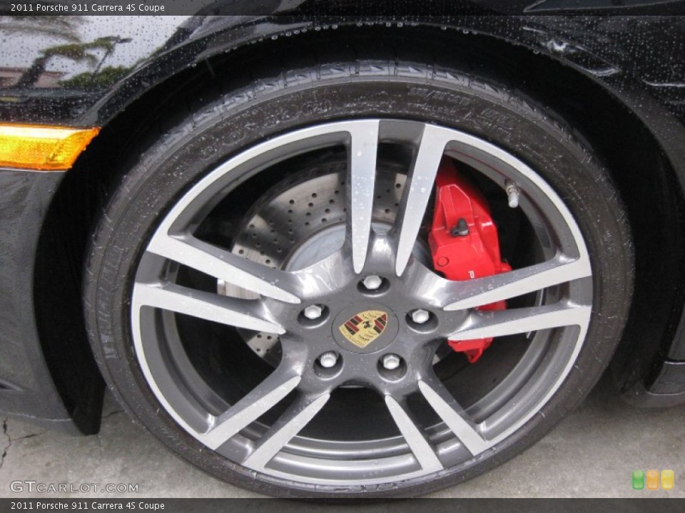 2011 Porsche 911 Carrera 4S Coupe Wheel and Tire Photo #63782123