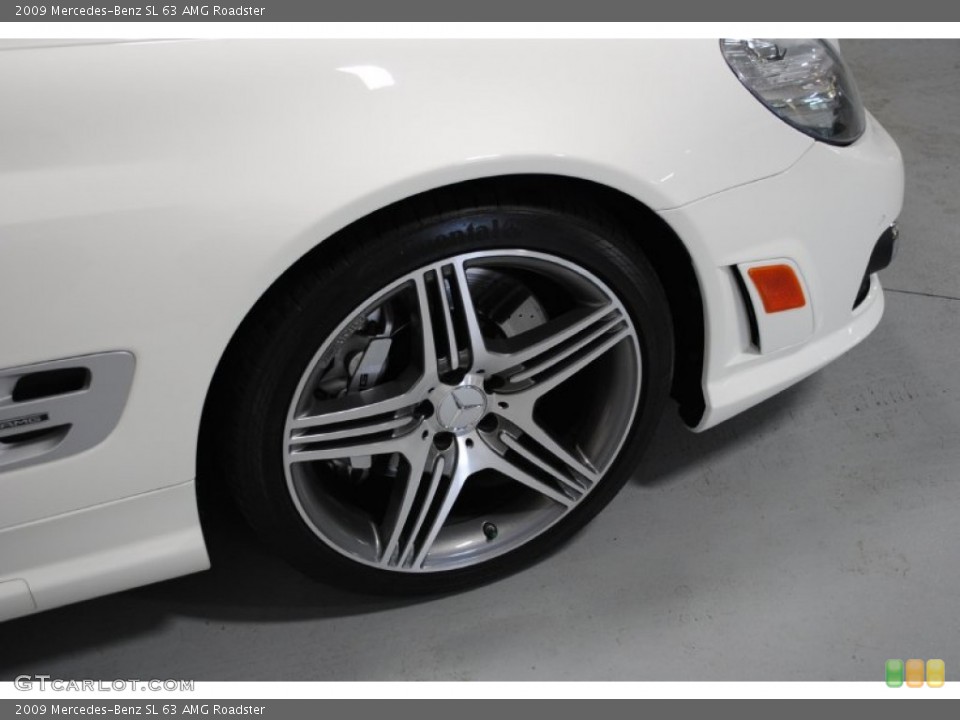 2009 Mercedes-Benz SL 63 AMG Roadster Wheel and Tire Photo #63787974