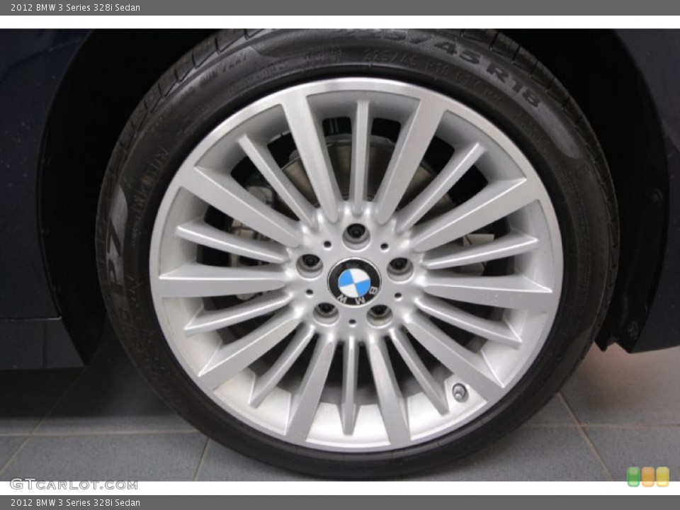 2012 BMW 3 Series 328i Sedan Wheel and Tire Photo #63800880