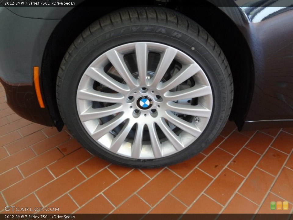 2012 BMW 7 Series 750Li xDrive Sedan Wheel and Tire Photo #63804798
