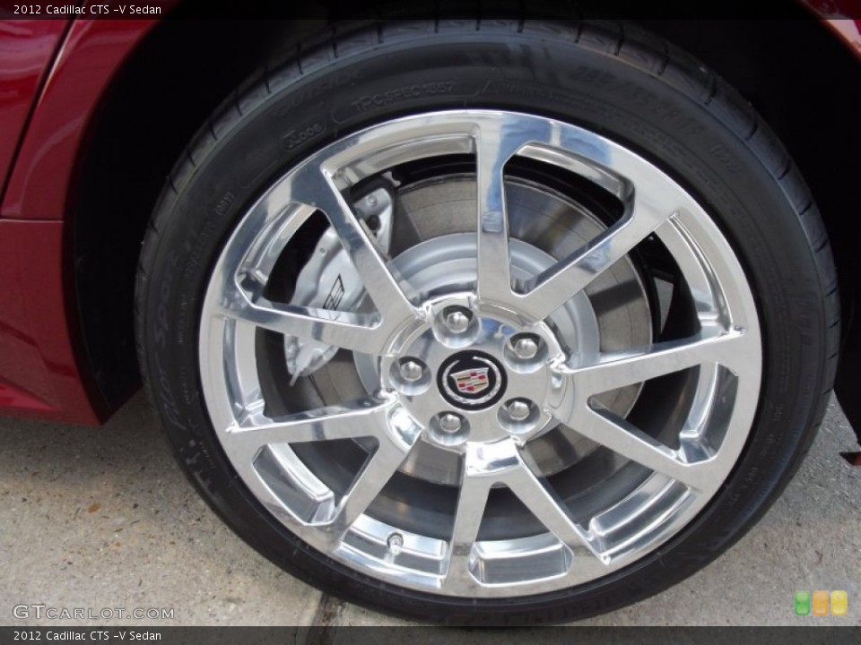 2012 Cadillac CTS -V Sedan Wheel and Tire Photo #63811250
