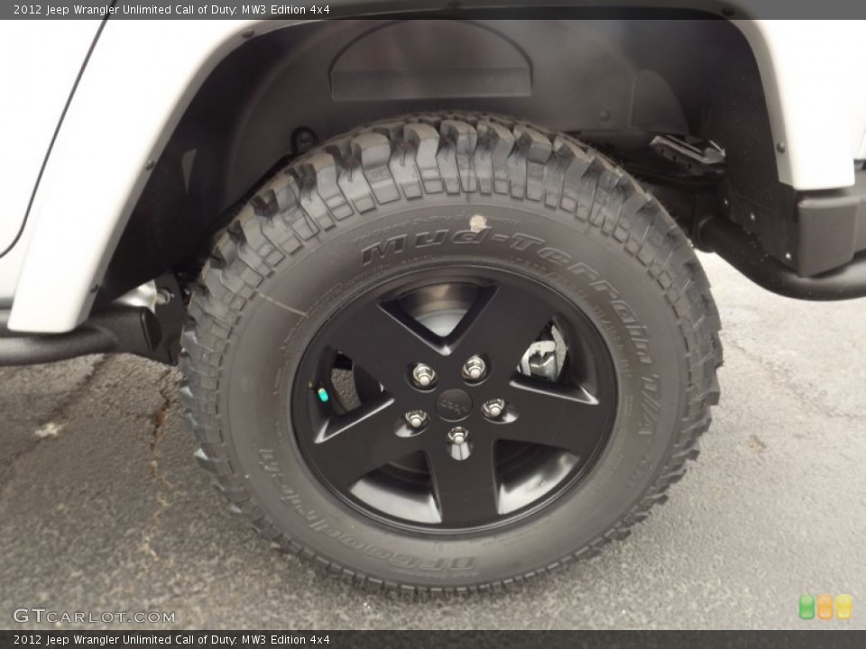 2012 Jeep Wrangler Unlimited Call of Duty: MW3 Edition 4x4 Wheel and Tire Photo #63814026