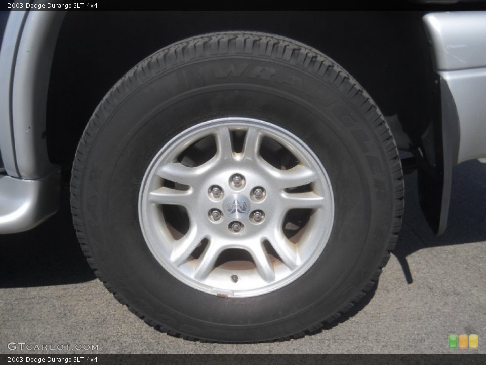 2003 Dodge Durango SLT 4x4 Wheel and Tire Photo #63814041