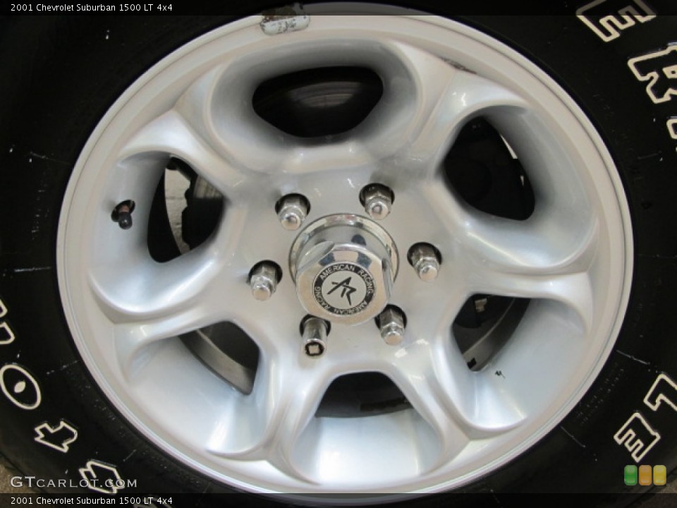 2001 Chevrolet Suburban Custom Wheel and Tire Photo #63821175