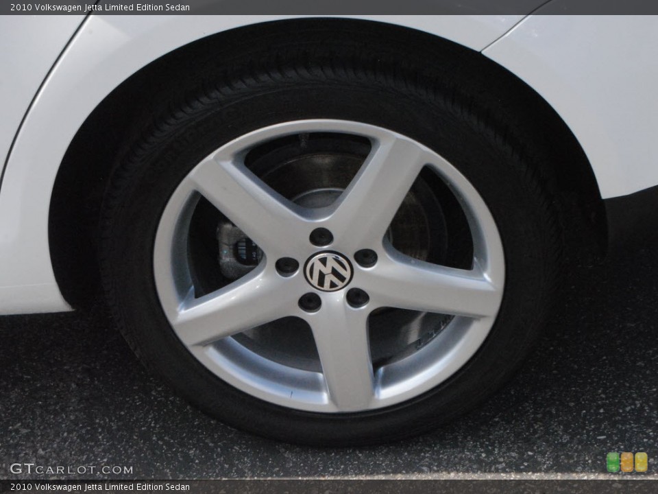 2010 Volkswagen Jetta Limited Edition Sedan Wheel and Tire Photo #63832813