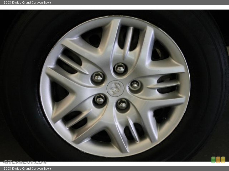 2003 Dodge Grand Caravan Sport Wheel and Tire Photo #63834738
