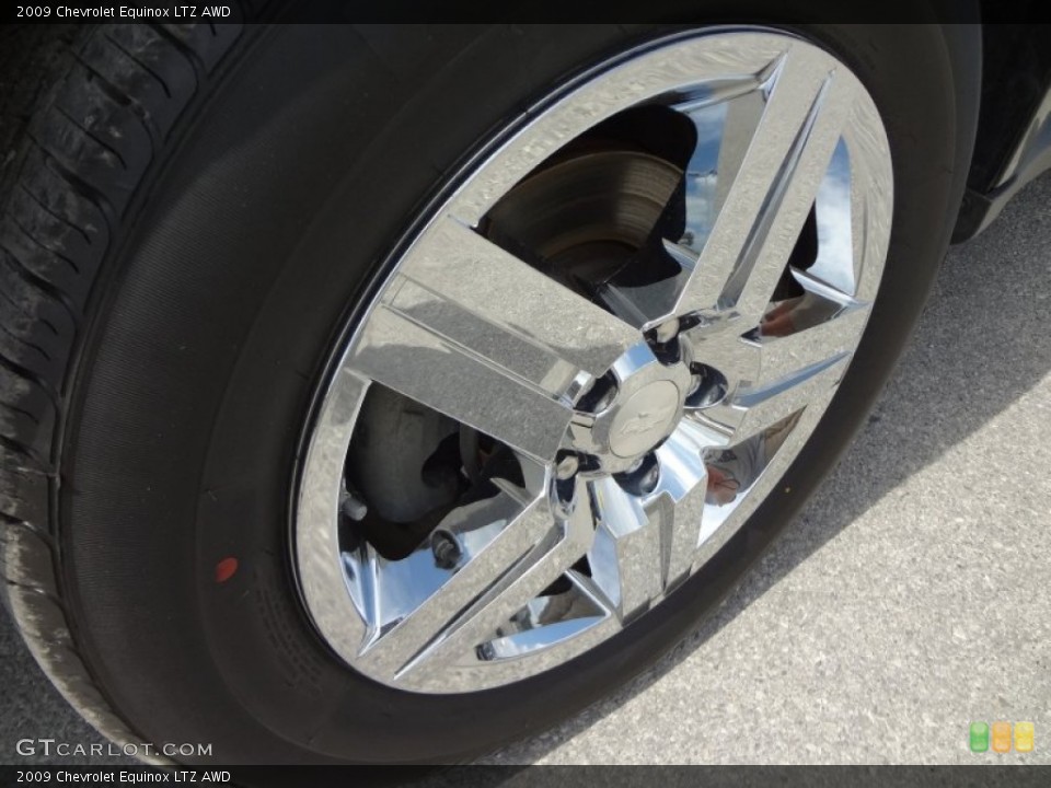 2009 Chevrolet Equinox LTZ AWD Wheel and Tire Photo #63834825