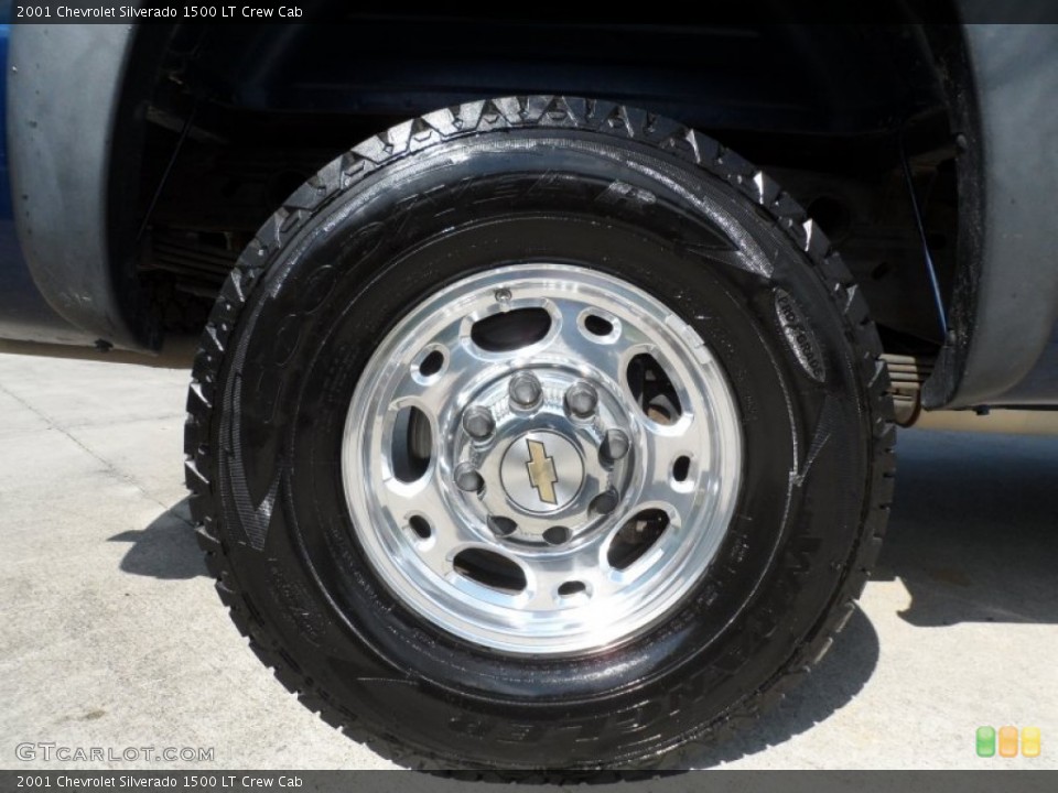 2001 Chevrolet Silverado 1500 LT Crew Cab Wheel and Tire Photo #63837417