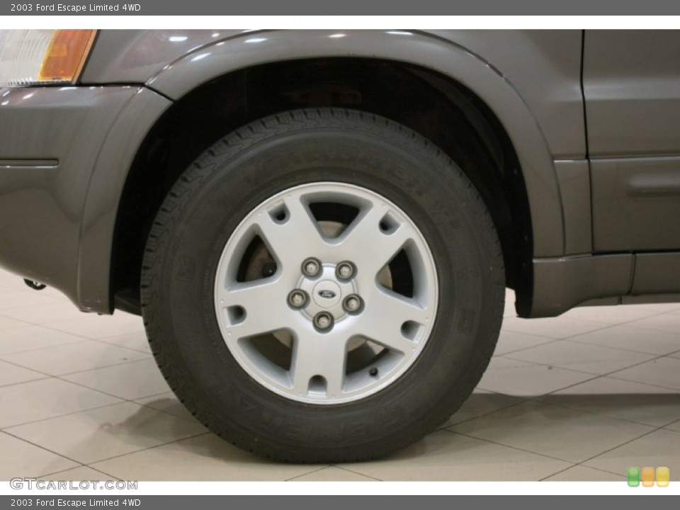 2003 Ford Escape Limited 4WD Wheel and Tire Photo #63837492