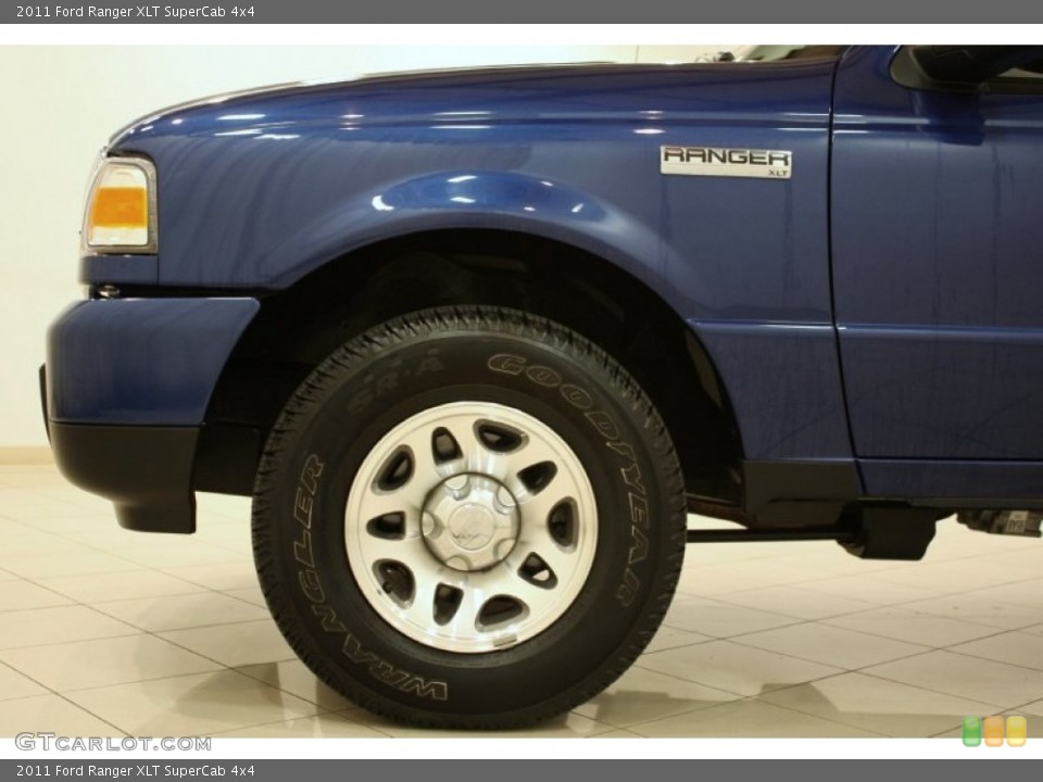 2011 Ford Ranger XLT SuperCab 4x4 Wheel and Tire Photo #63837884