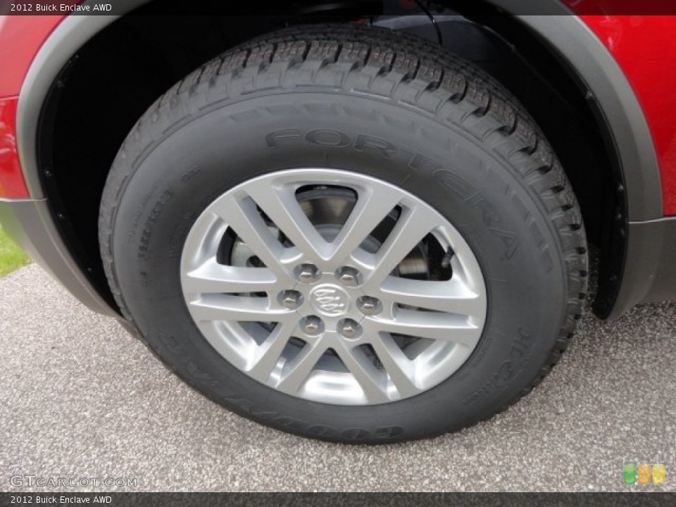 2012 Buick Enclave AWD Wheel and Tire Photo #63840486