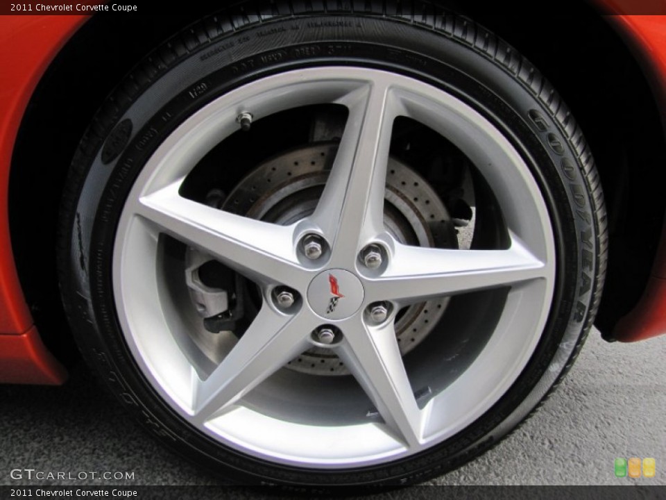 2011 Chevrolet Corvette Coupe Wheel and Tire Photo #63844208